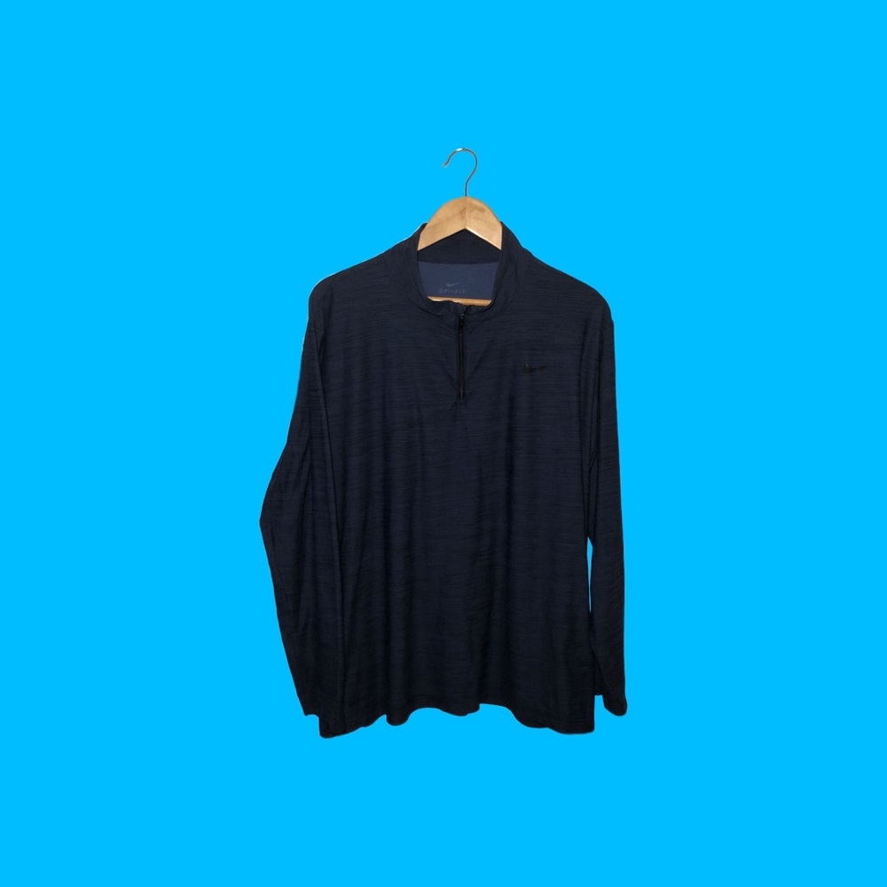 Nike Men’s (XL) Dark Navy Dri-Fit Half-Zip